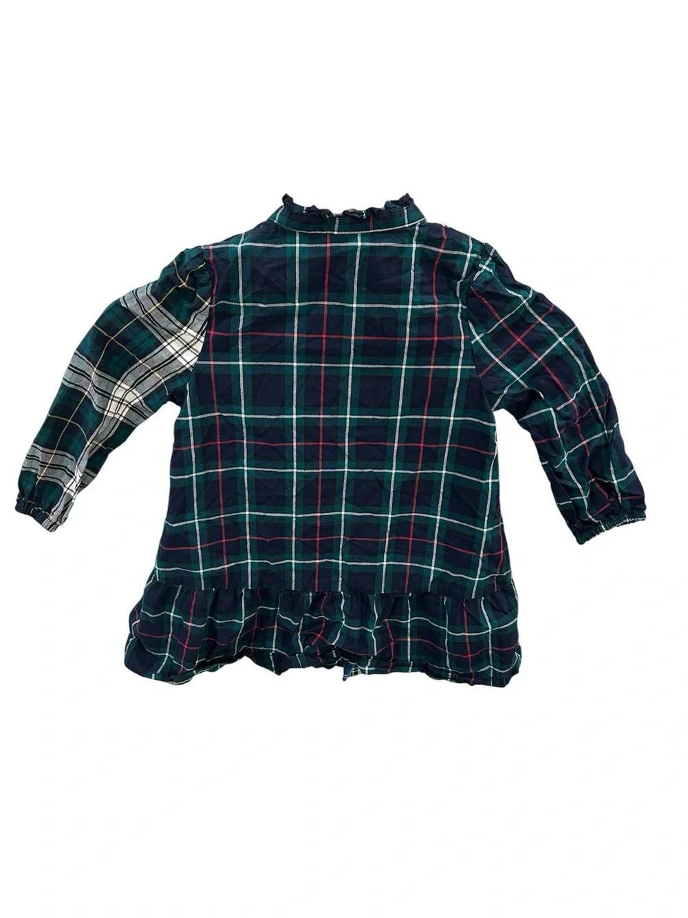 Gap Kids Plaid Patchwork Dress – Girls Size 4 Years